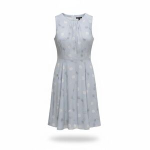 Banana Republic Factory Light Blue Floral Dress - 14